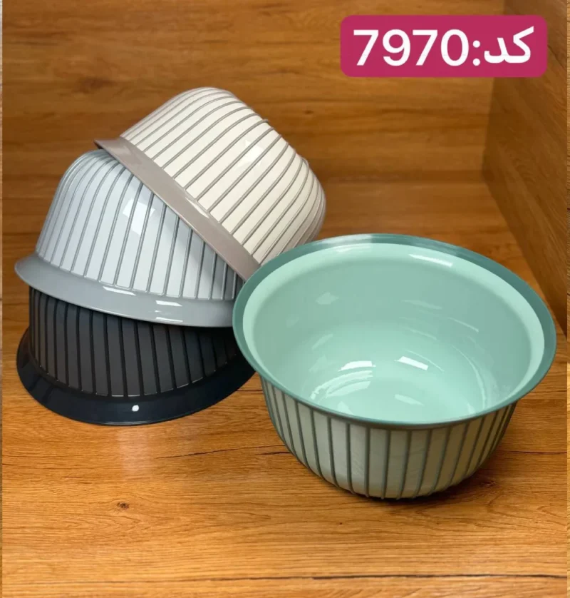کاسه گرد خطی فولی لایف 5 لیتری چهاررنگ Linea کد 7970