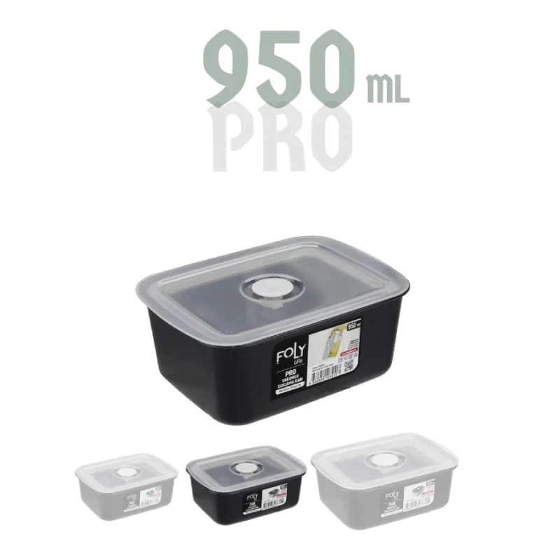 ظرف وکیوم فولی لایف 950 میلی لیتری  کد Pro 8410