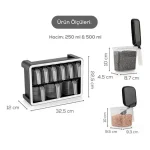 ست جا ادویه 9 عددی BLOCK فولی لایف کد 9516 - تصویر 2