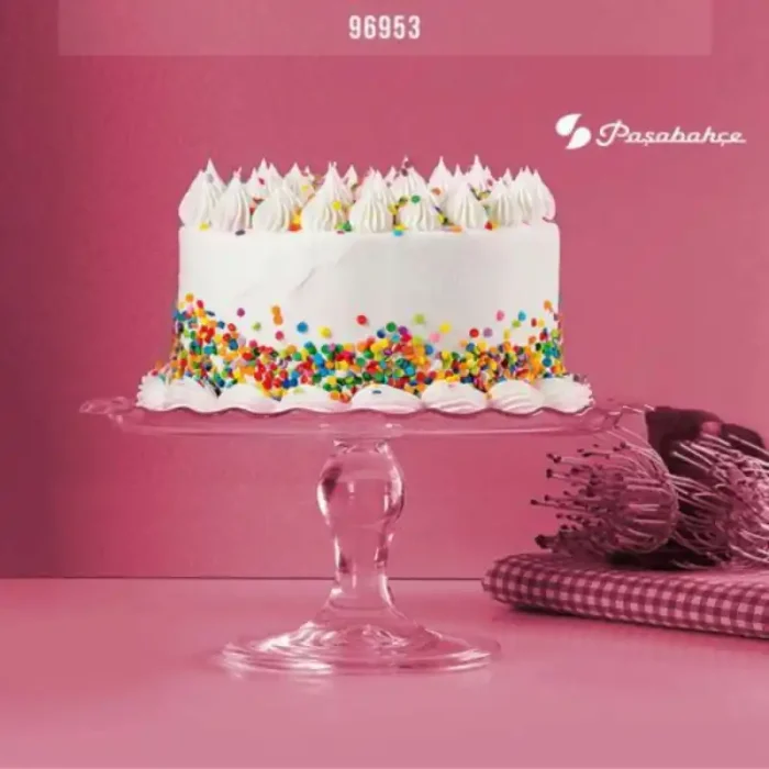 کیک خوری پایه دار متوسط بدون درب پاشاباغچه  کد Patisserie-96953 - تصویر 1