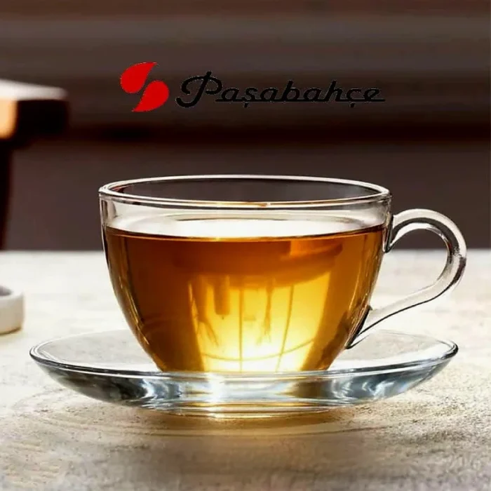 فنجان و نعلبکی پاشاباغچه 238 سی سی 6 عدد مدل بیسیک BASIC-97948 - تصویر 1