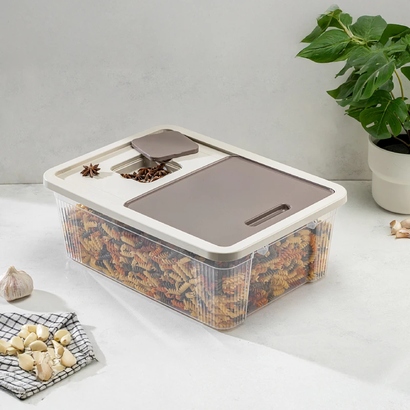 9998.webp باکس درب کشویی دریچه دار elit فولی لایف 12 لیتر کد 9998 - تصویر 1