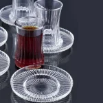 فنجان و نعلبکی الیسا دایموند 6 تایی کد BD011 - تصویر 2