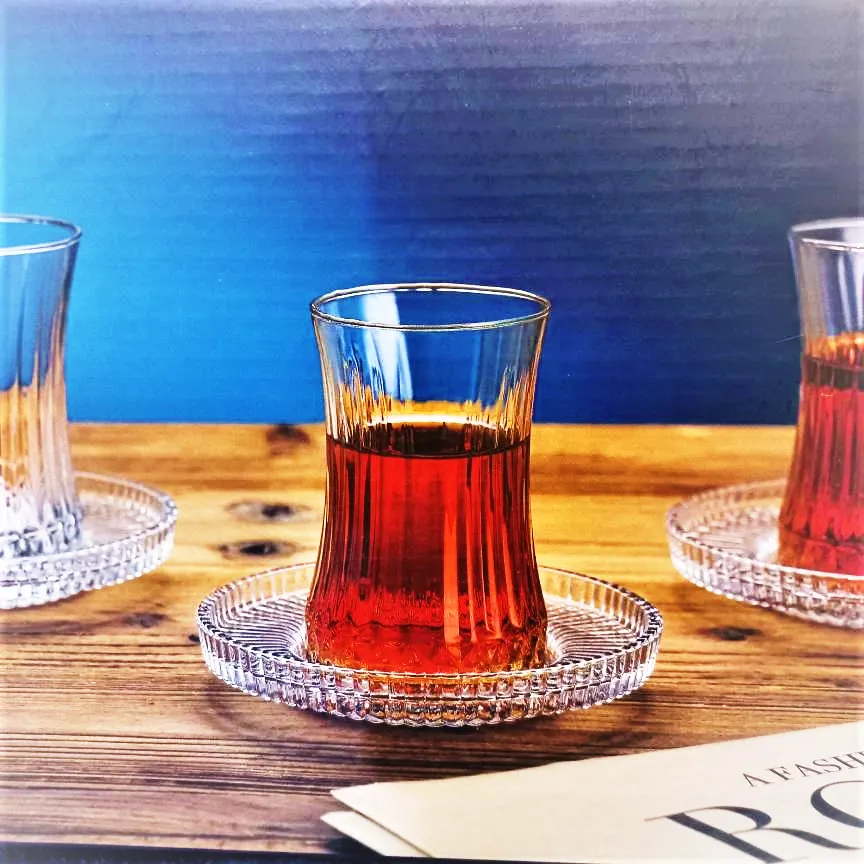 BD011 فنجان و نعلبکی الیسا دایموند 6 تایی کد BD011 - تصویر 1