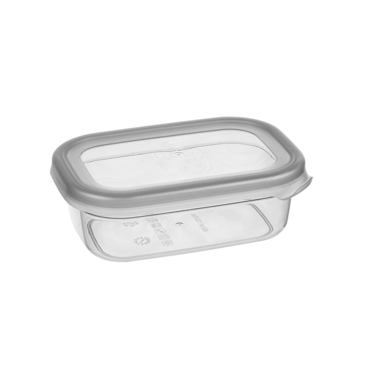 بانکه مستطیلی فولی لایف ترکیه 400 میلی لیتر رنگ دودی کد PEGGY DIK 0353 - تصویر 3