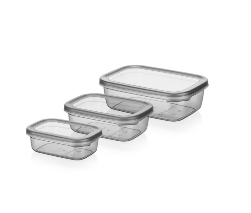 بانکه فولی لایف رنگ طوسی ست 3 پارچه-400/670/1200  میلی لیتر-کد PEGGY DIK 0513