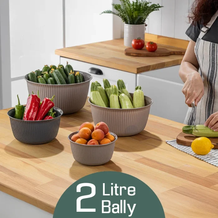 کاسه گرد خطی Bally فولی لایف 2 لیتری سبز کد BNM-0574 - تصویر 1