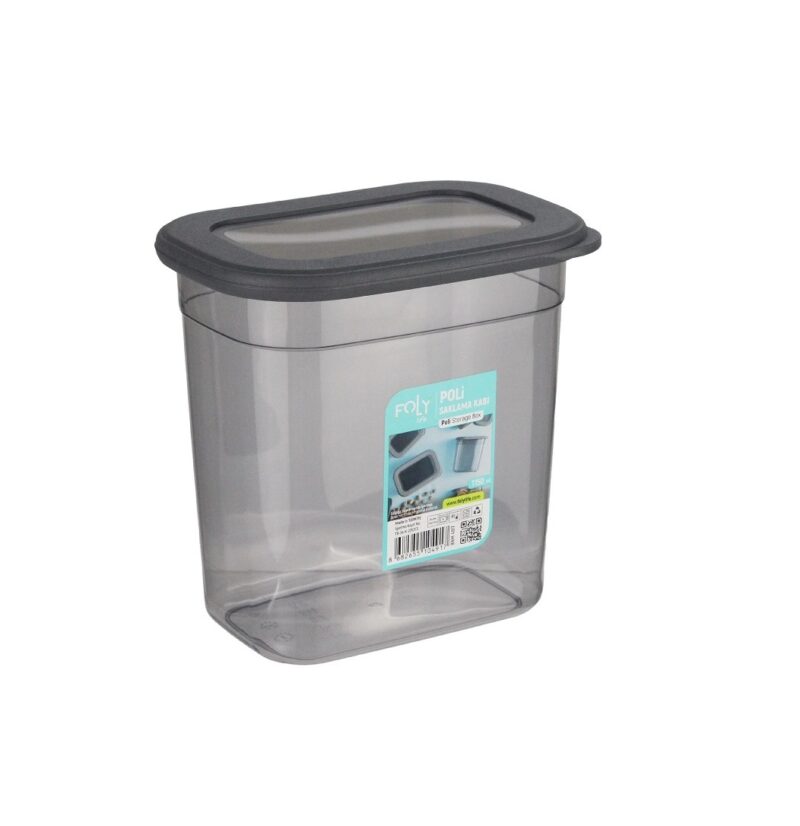 بانکه درب سیلیکونی فولی لایف مستطیلی حجم 1150 میلی لیتری چهاررنگ کد POLI SAK 4917
