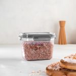 بانکه درب قفلدار ضدنشتی فولی لایف 800 میلی لیتری رنگ دودی (tesny) کد 7833