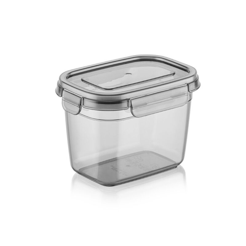 بانکه درب قفلدار ضدنشتی فولی لایف 800 میلی لیتری رنگ دودی (tesny) کد 7833 - تصویر 2