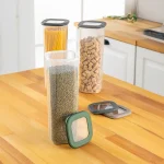 بانکه مربعی درب سیلیکونی فولی لایف ترکیه 2 لیتری طرح POLI KARE کد 9936