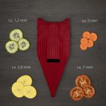 رنده اسلایسر برنر مدل ویتال آلمانی اصل رنگ زرشکی BORNER (VITAL PROFI SET) - تصویر 2