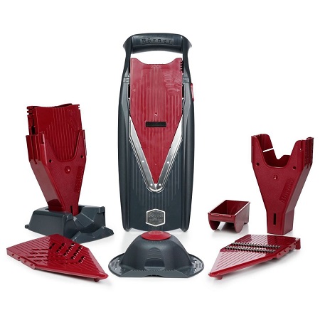 BORNER-VITAL-2.jpg رنده اسلایسر برنر مدل ویتال آلمانی اصل رنگ زرشکی BORNER (VITAL PROFI SET) - تصویر 1