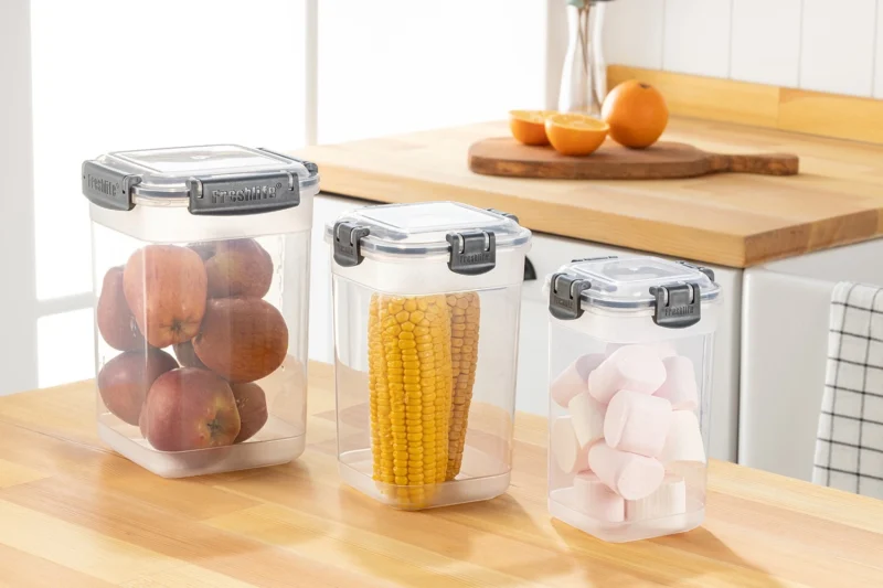 بانکه مستطیلی ضدنشتی فرش لایف ترکیه 1200 میلی لیتر مدل Classy کد D-455