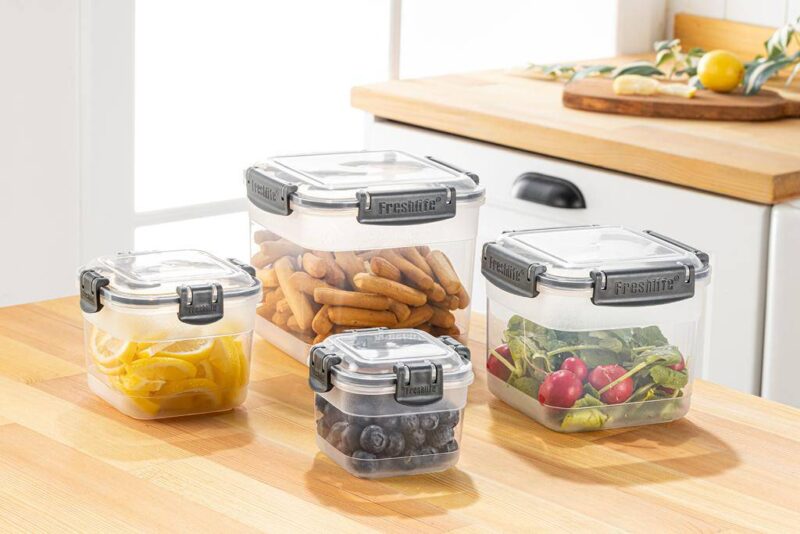 بانکه مستطیلی ضدنشتی فرش لایف ترکیه 1200 میلی لیتر مدل Classy کد D-455