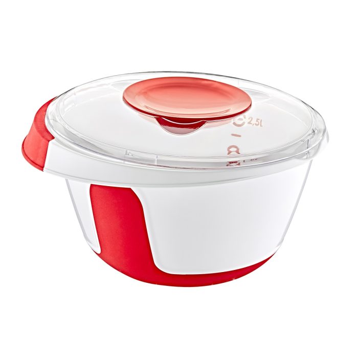 ظرف میکسر ایراک پلاستیک ترکیه با درپوش دورنگ کد DC-370 - تصویر 2
