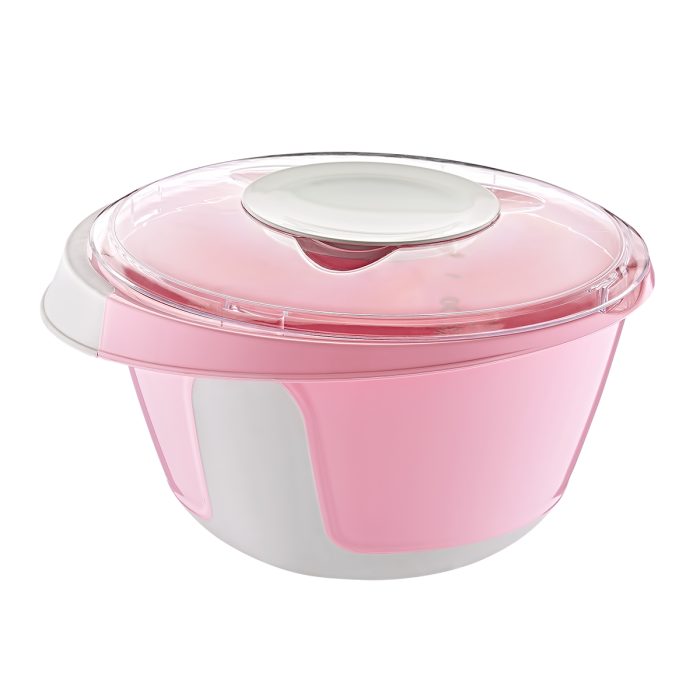 ظرف میکسر ایراک پلاستیک ترکیه با درپوش دورنگ کد DC-370 - تصویر 4