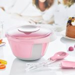 ظرف میکسر ایراک پلاستیک ترکیه با درپوش دورنگ کد DC-370