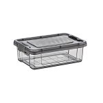 باکس نگهدارنده دودی هوبی لایف 800 میلی لیتری رنگ دودی مشکی مدل STOREMAX ELITE کد 021252
