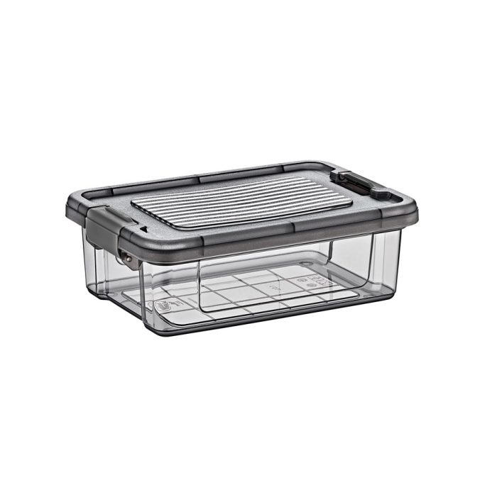 باکس نگهدارنده دودی هوبی لایف 800 میلی لیتری رنگ دودی مشکی مدل STOREMAX ELITE کد 021252 - تصویر 1
