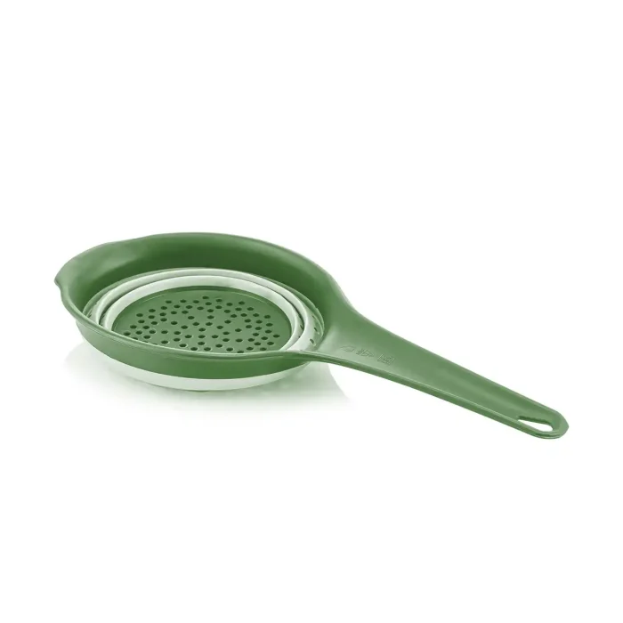 آبکش دسته دار تاشو کیولوکس مدل اومای  رنگ سبز کد L005723 - تصویر 2