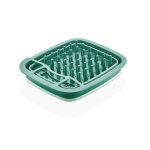 ظرف چندکاره لگن و آبچکان تاشو کیولوکس مدل لنا رنگ سبز کد L008063 - تصویر 3
