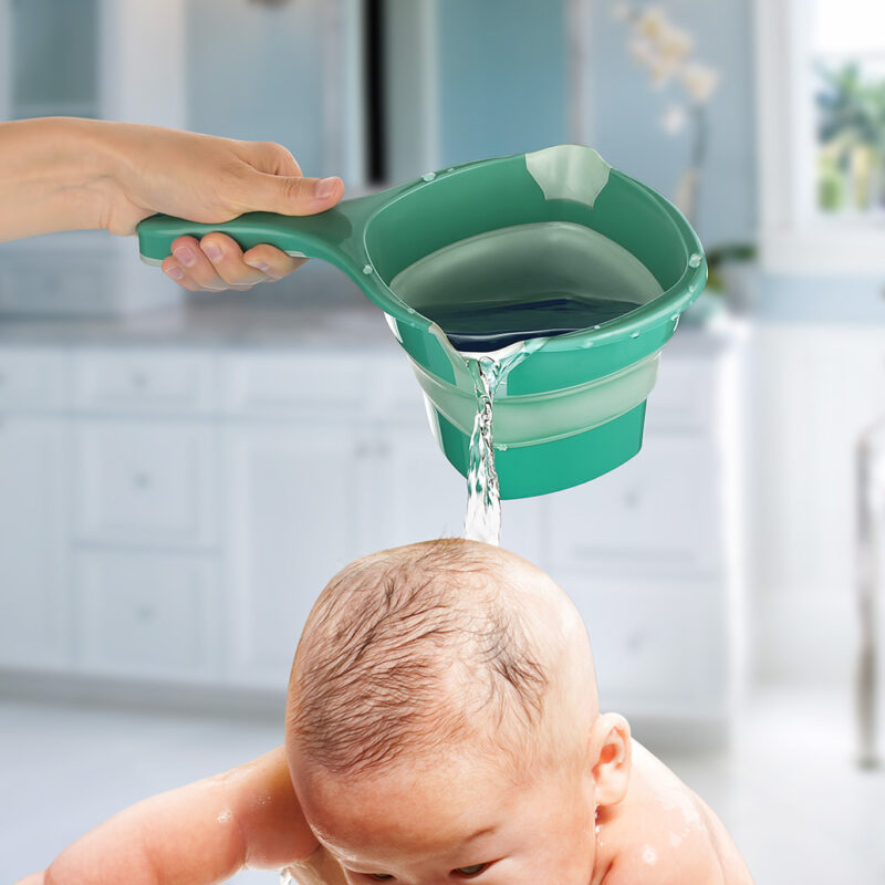 آبگردان تاشو کیولوکس مدل نیکول  رنگ سبز کد L008573