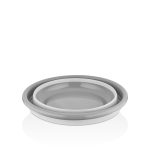 لگن تاشو گرد کیولوکس مدل لارا 5 لیتری  رنگ طوسی کد L008682 - تصویر 3