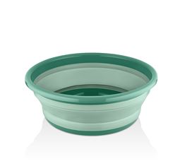 لگن تاشو گرد کیولوکس مدل لارا 5 لیتری رنگ سبز کد L008683