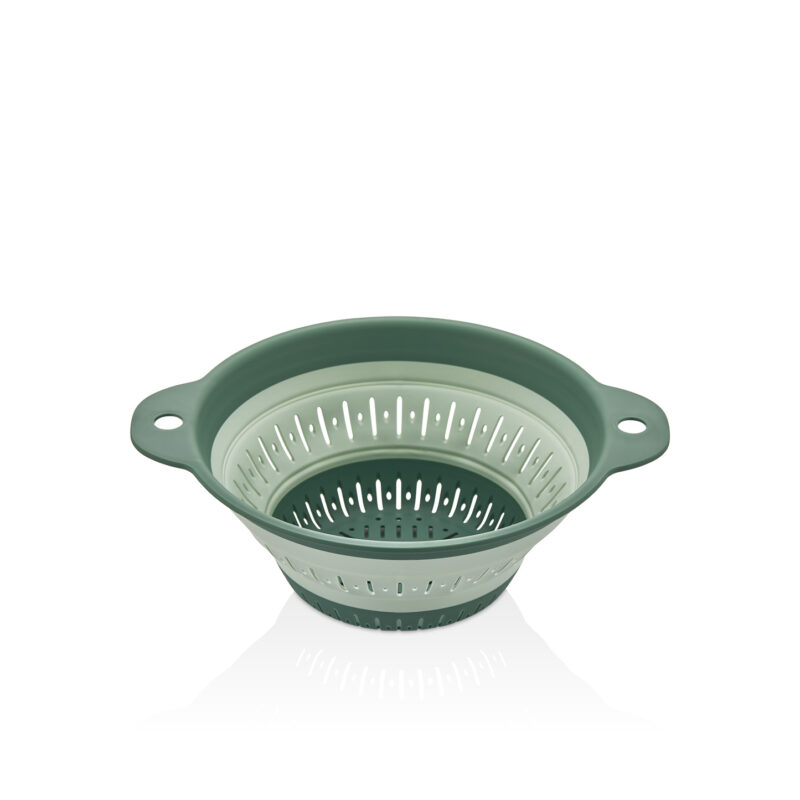 آبکش گرد تاشو کیولوکس مدل نیلا رنگ سبز کد L009133