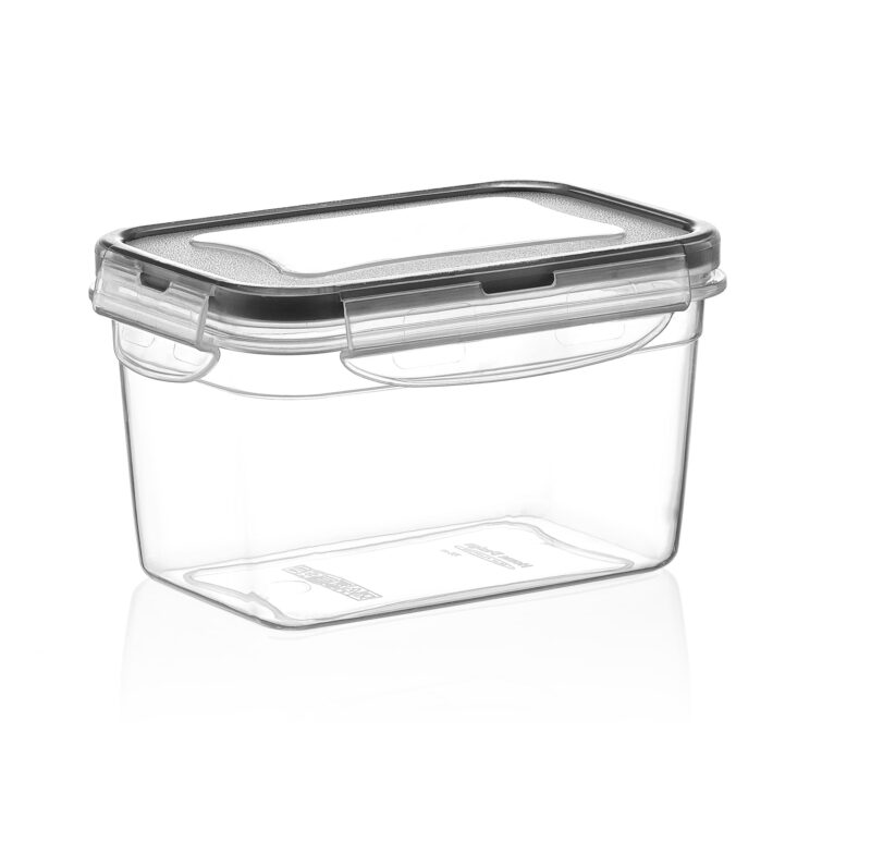 باکس مستطیلی عمیق ایراک پلاستیک ترکیه درب قفلی ۰,۷ لیتری کد LC-220