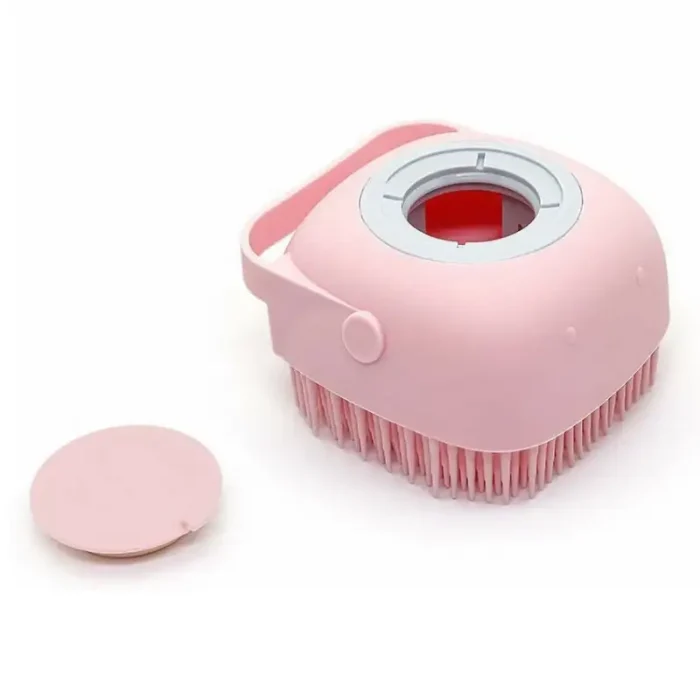 لیف ماساژور سیلیکونی مخزن دار کیولوکس صورتی کد LC-2808 - تصویر 1