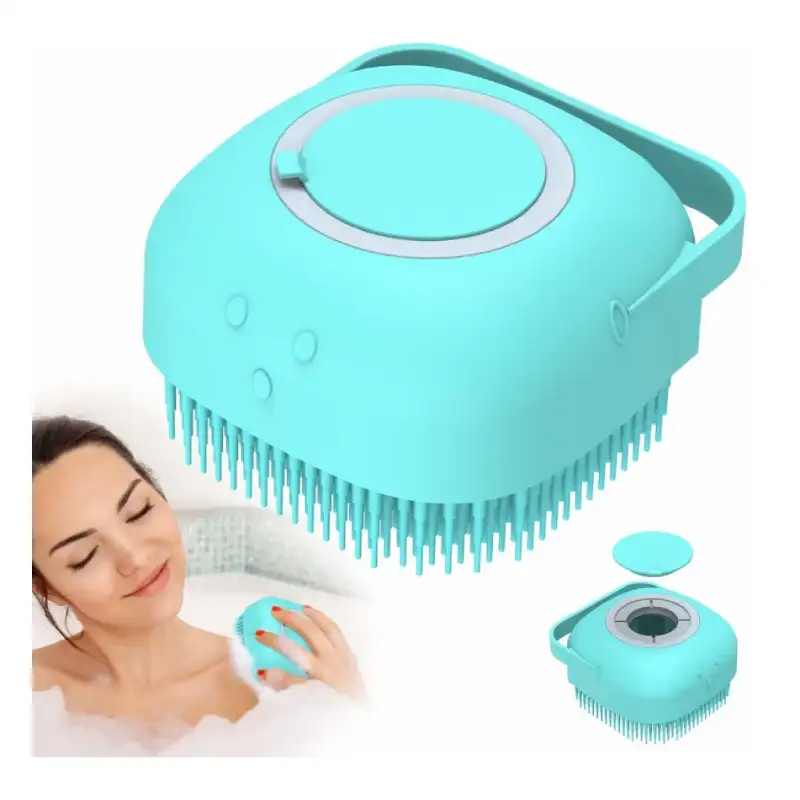 LC-2808-4.webp لیف ماساژور سیلیکونی مخزن دار کیولوکس رنگ آبی فیروزه ای  کد LC-2808 - تصویر 3