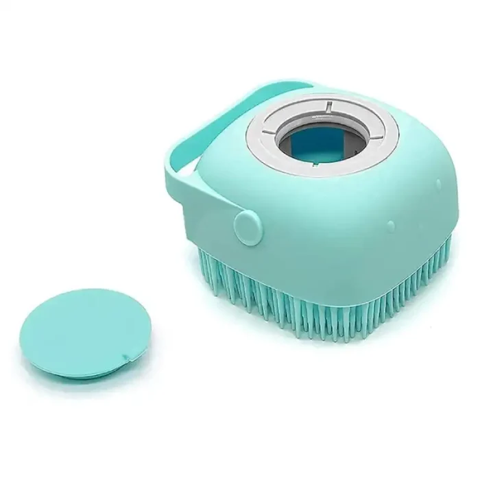 لیف ماساژور سیلیکونی مخزن دار کیولوکس رنگ آبی فیروزه ای  کد LC-2808 - تصویر 1