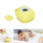 لیف ماساژور سیلیکونی مخزن دار کیولوکس رنگ زرد کد LC-2809 - تصویر 3