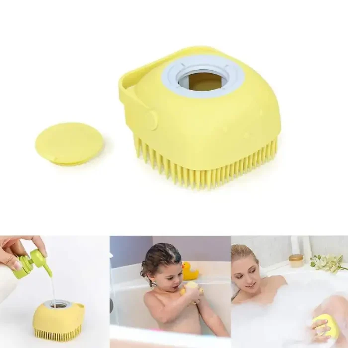 لیف ماساژور سیلیکونی مخزن دار کیولوکس صورتی کد LC-2808 - تصویر 2
