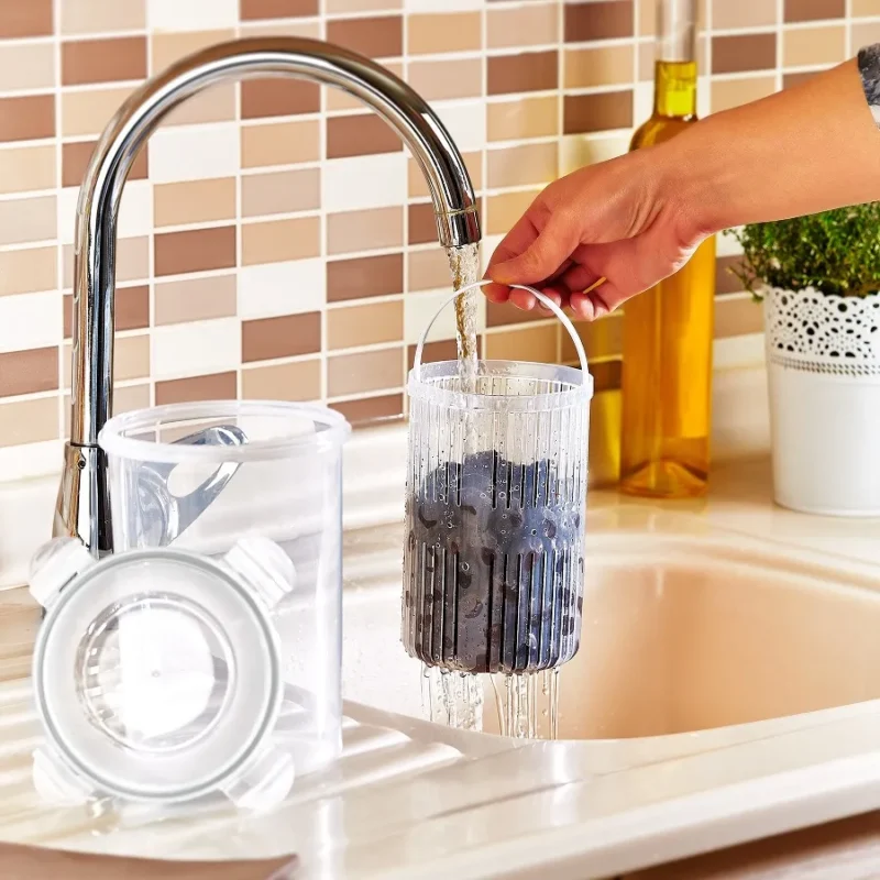 ظرف زیتون و ترشیجات ایراک پلاستیک ترکیه (با صافی) ۱