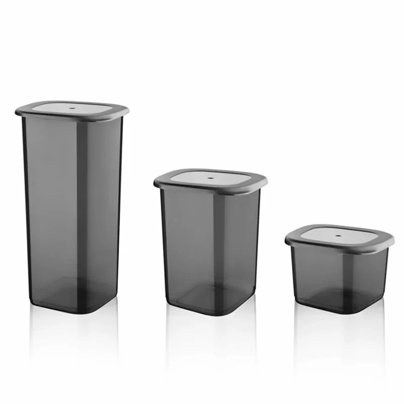 بانکه ست 3 سایز-500/1200/1750  میلی لیتر-برند کیولوکس ترکیه کد LN-2178 - تصویر 3