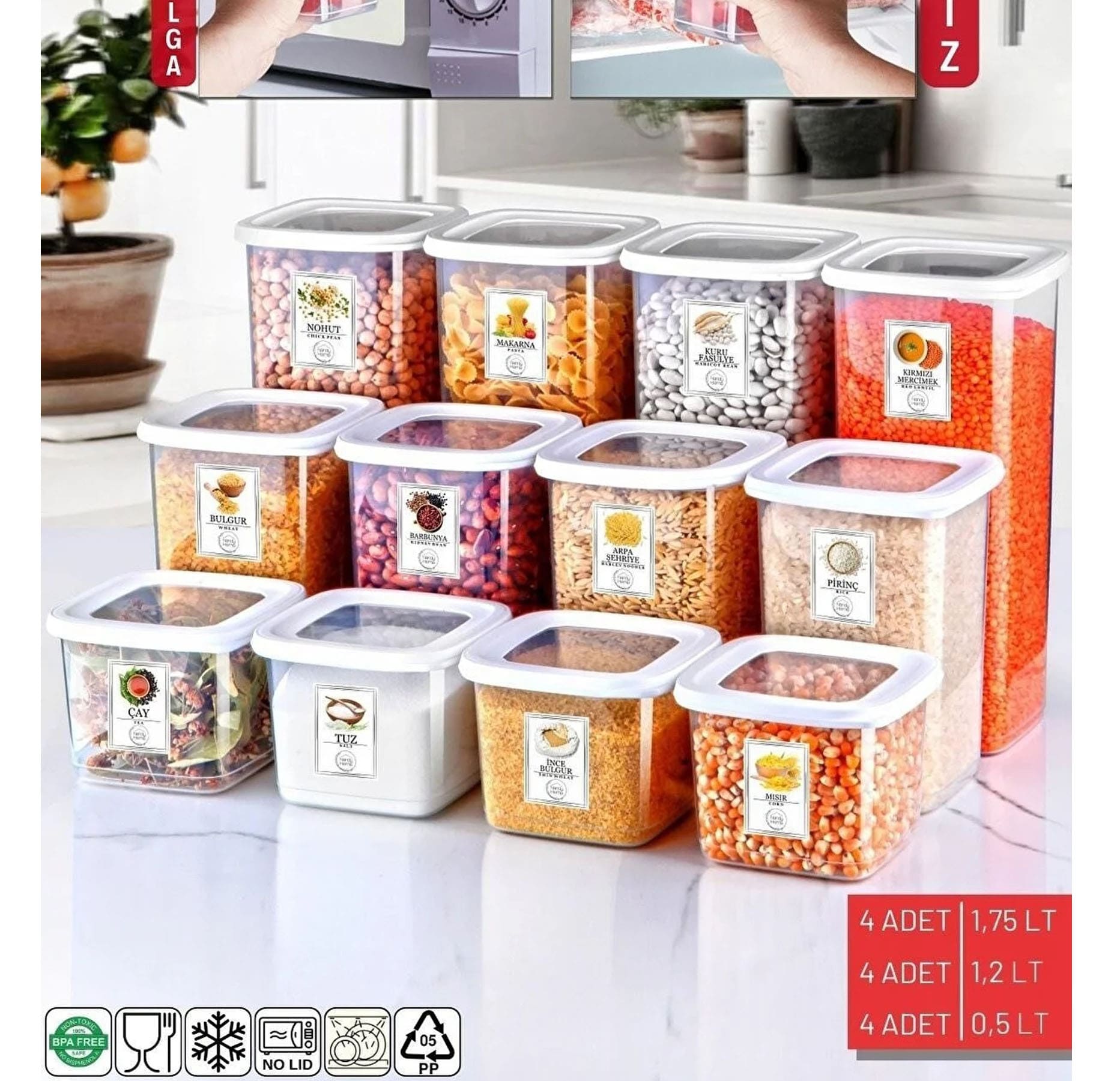 Nandy-Home-kare-silicon-beyaz-copy-1.jpg بانکه با درب سیلیکونی-ست 3 سایز-500/1200/1750  میلی لیتر-برندکیولوکس  کدLN-2177 - تصویر 1