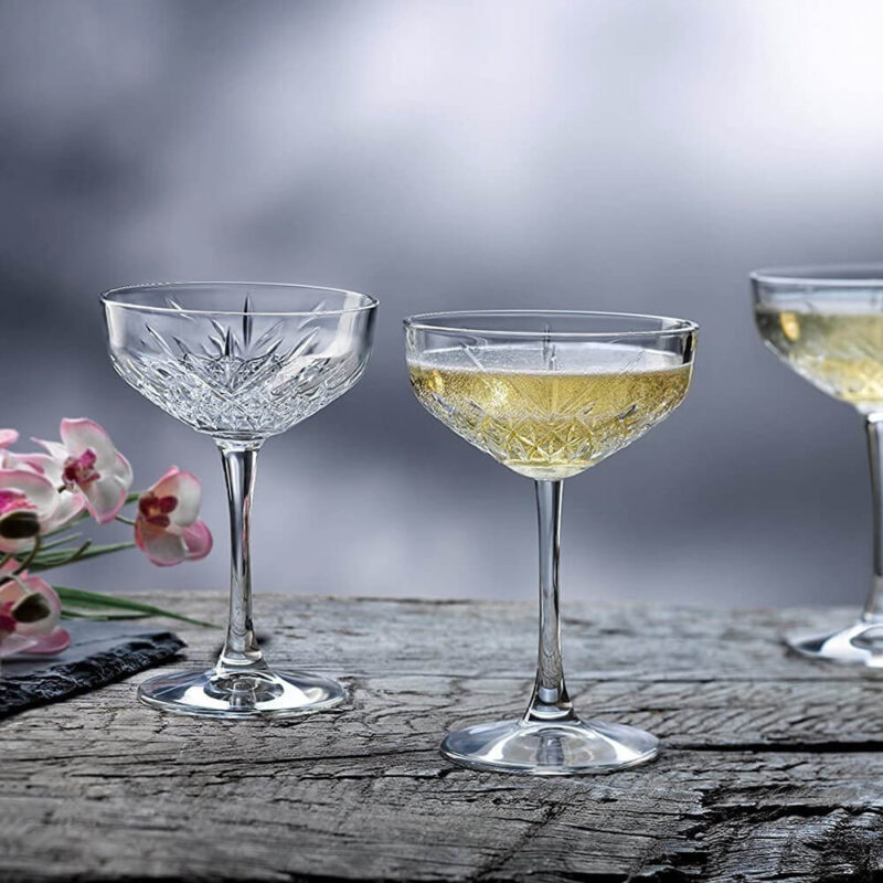 دسرخوری بلور پاشاباغچه ۲۵۵ میلی لیتر ۴ عدد مدل تایملس کد TIMELESS-440236