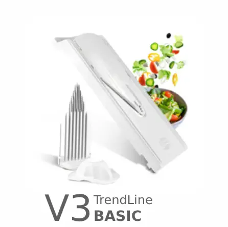 V3 TL BASIC رنده اسلایسر برنرBORNER آلمان مدل V3 BASIC رنگ سفید - تصویر 1