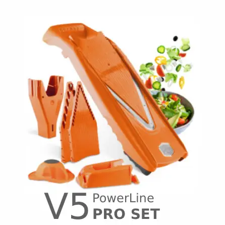 V5-PRO-SET-1.webp رنگ اسلایسر برنرBORNER  آلمان مدل V5 PROFI رنگ نارنجی - تصویر 1