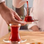 استکان نعلبکی پاشاباغچه 130 میلی لیتر 6 ست  مدل وفا کد VEFA-96942