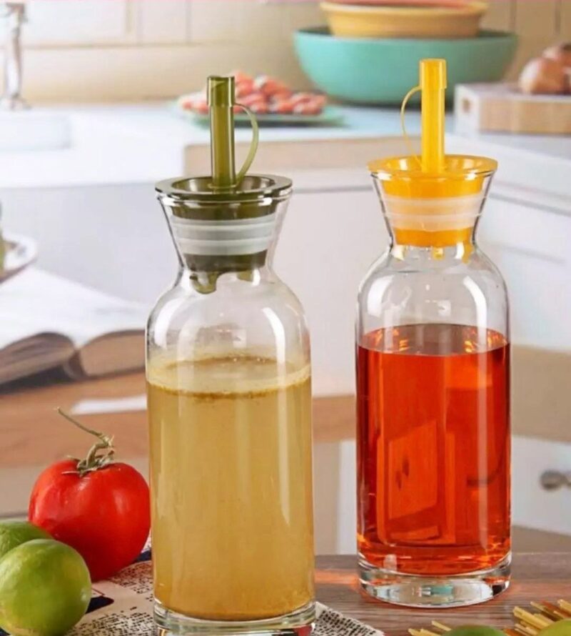 ظرف روغن و آبلیمو پاشاباغچه-2 عدد -مدل ویلیج -۳۶۰ سی سی -کد  VILLAGE-95228