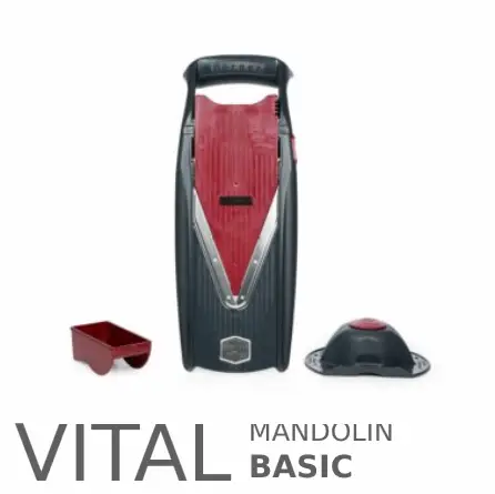 VITAL-MANDOLIN-BASIC-1.webp رنده اسلایسر برنرBORNER  آلمان مدل VITAL BASIC رنگ زرشکی مشکی - تصویر 1