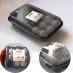 ظرف تخم مرغ پلاست آرت ایراک پلاستیک 15 عددی رنگ دودی تیره کد YU-125 - تصویر 2