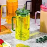 اسموتی خوری نی دار پیرکس برند ASH رنگ سبز کد 214 - تصویر 4