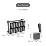 ست جا ادویه 12 عددی BLOCK فولی لایف کد 9530 - تصویر 3