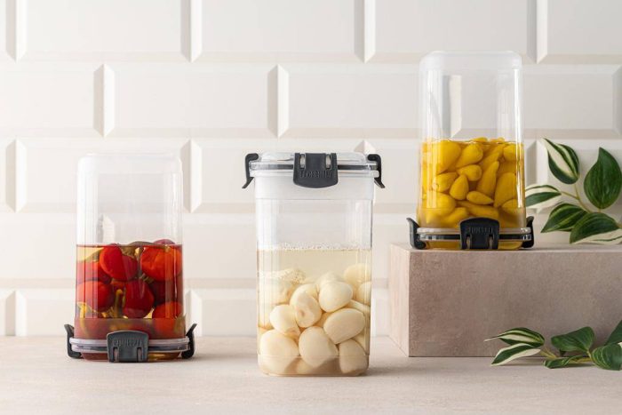 بانکه مستطیلی ضدنشتی فرش لایف 1200 میلی لیتر مدل Classy کد D-452 - تصویر 4