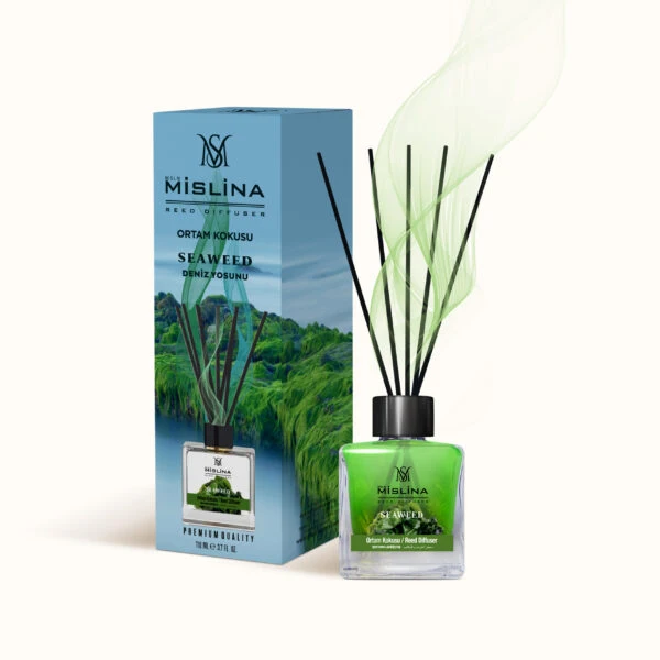 mislina-25-1.webp خوشبوکننده آوندی میسلینا رایحه sea weed حجم 110 میلی - تصویر 1
